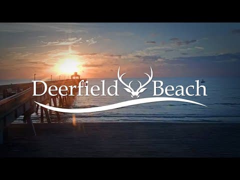 Deerfield Beach and Pier Live Streaming HD Webcam, Florida, USA