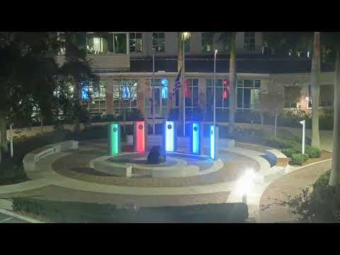 Live Jupiter Veteran's Memorial Webcam, FL, USA