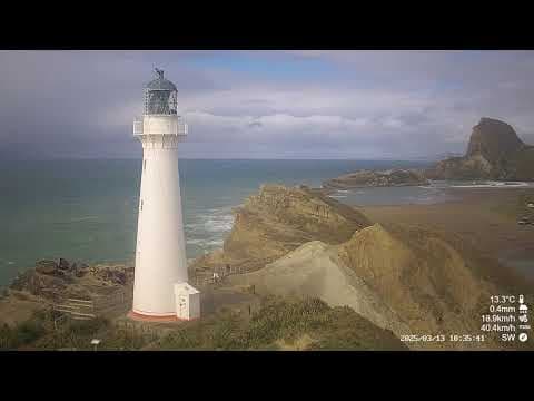 Live Webcam Castlepoint Lighthouse North Island, New Zealand