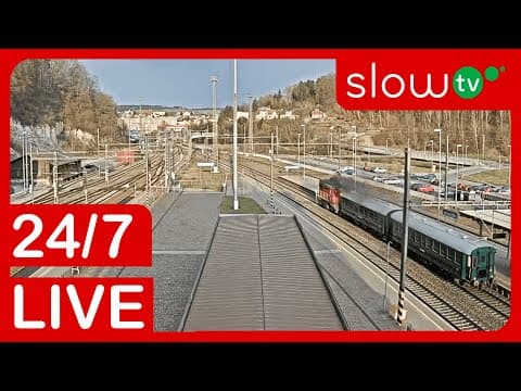 Live Webcam Oustecke Railway Station Usti nad Orlici, Czechia