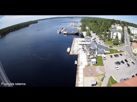 Puumala Harbour Webcam, Southern Savonia, Finland
