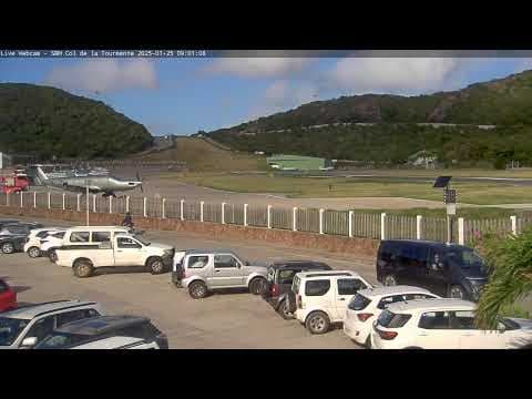 Gustaf III Airport Live Stream Webcam, Saint Barthelemy