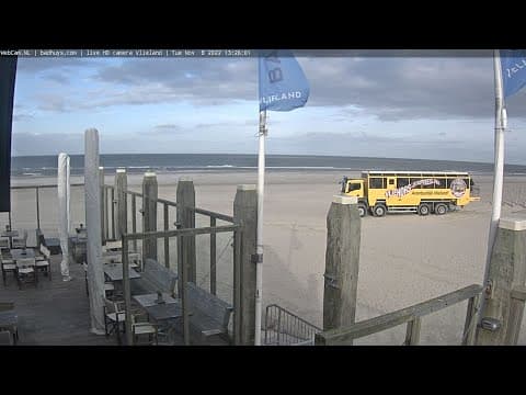 Badhuys Vlieland Live HD Webcam, Oost-Vlieland, Netherlands