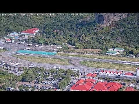 Live HD Webcam Gustaf III Airport, Saint Barthelemy