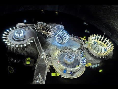 Live Webcam Video Salina Turda Salt Mine, Romania