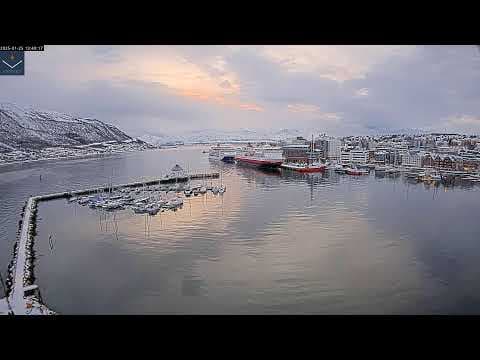 Live Webcam of Tromso's new urban district, Norway
