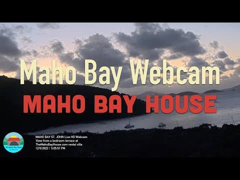 Live Webcam Maho Bay St. John, Virgin Islands