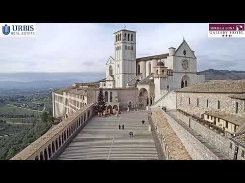 Basilica di San Francesco d'Assisi Live Webcam, Italy