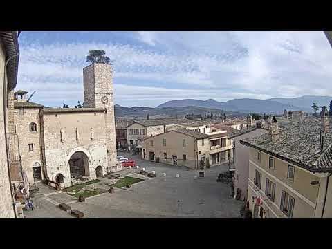 Live Spello Webcam Piazza John Fitzgerald Kennedy Square, Italy