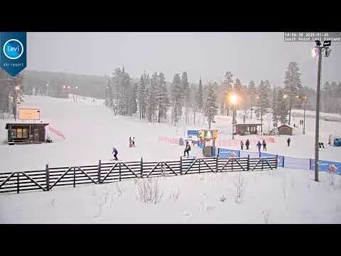 Live HD Webcam of South Point, Levi Ski Resort, Finland