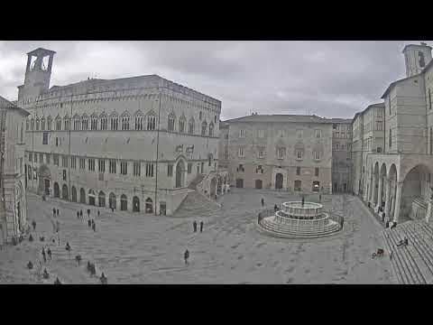 Live HD Streaming Cam Piazza IV Novembre, Perugia, Italy