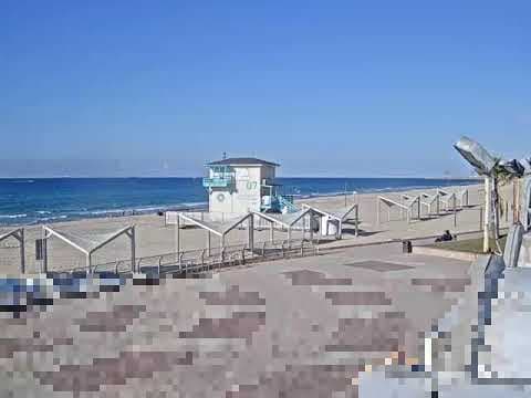 Live Webcam Beach shimshon Sheva in Ashdod, Southern, Israel
