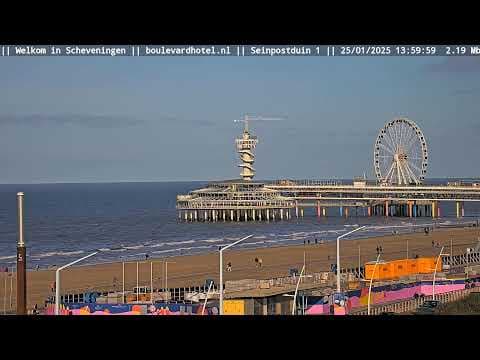 Live Stream HD Webcam in Scheveningen Promenade, Netherlands