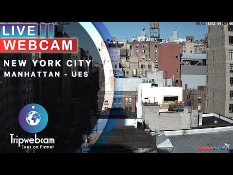 Live HD Streaming Webcam Manhattan skyline, New York, USA
