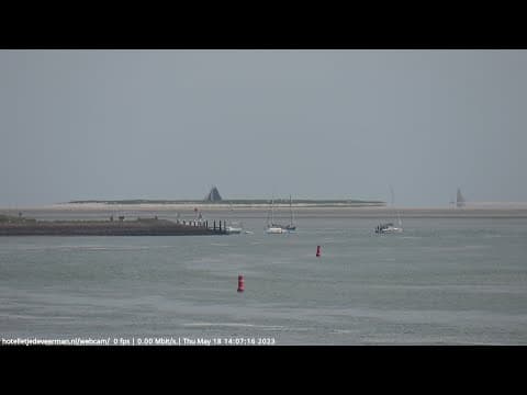 Live Webcam Hotelletje de Veerman Vlieland, Netherlands