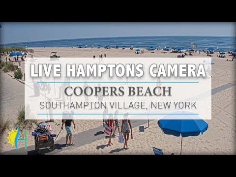 Hamptons Live Cooper�s Beach Webcam, Southampton, NY