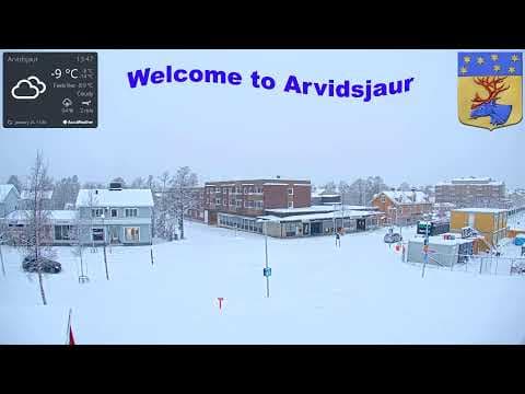 Live Webcam of Arvidsjaur, Norrbotten County, Sweden