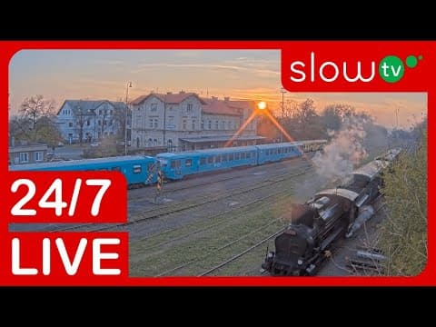 Webcam Luzna u Rakovnika Train Station, Czechia