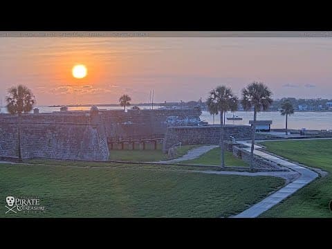 Live Castillo de San Marcos Webcam St. Augustine, Florida, USA