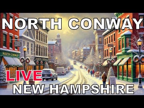 North Conway, NH, USA Live HD Webcam