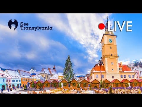Live HD Webcam Old Town Square Brasov, Romania