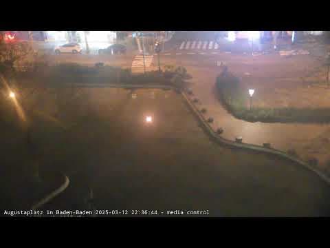 Augustaplatz square Live City Webcam, Baden-Baden