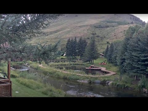 Flat Creek Rustic Inn Live Webcam Stream, Jackson, Wyoming