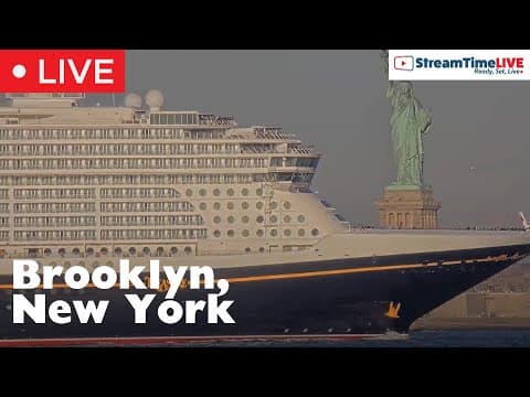 Live Webcam New York City Harbor, Brooklyn, USA