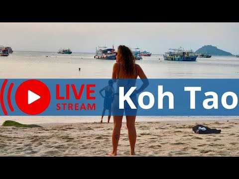 Koh Nang Yuan Live Koh Tao Island Webcam in Surat Thani, Thailand