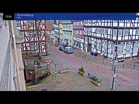Town Hall Live Stream Cam, Bad Wildungen, Hessen, Germany