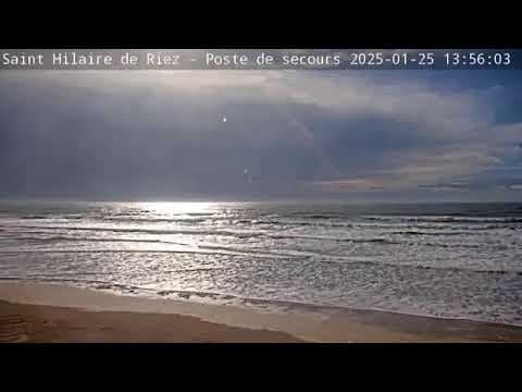Live Demoiselles Beach Webcam, Saint-Hilaire-de-Riez, France
