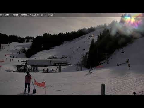 Les Gets Ski Resort Live Webcam in Chavannes, France