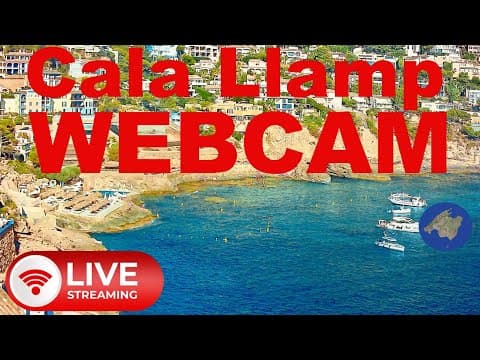 Live Cala Llamp Bay Webcam, Andratx, Spain