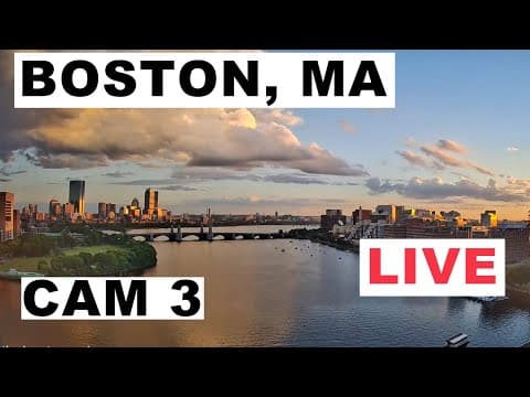 Charles River Live HD Webcam Stream, Boston, MA