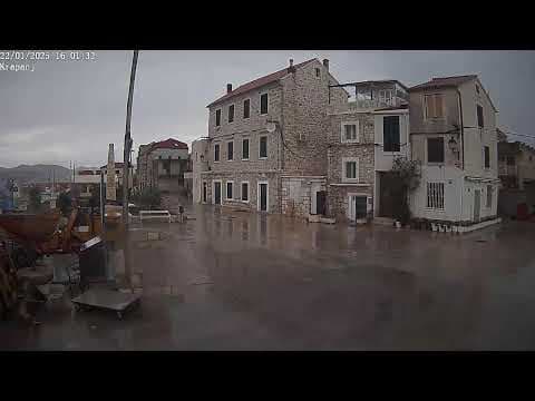 Live Krapanj Ferry Port Harbour Webcam in Sibenik-Knin County, Croatia