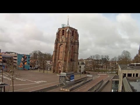 Live Webcam Oldehove Tower, Leeuwarden, NL