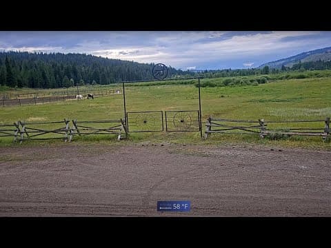 Live Turpin Meadow Ranch Webcam Stream, Wyoming, USA
