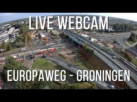 Live Traffic Webcam Europaweg, Groningen, Netherlands