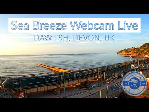 Live HD Sea Breeze Webcam Dawlish, Devon, England