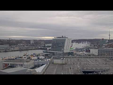 Port of Kiel Live HD Streaming Webcam, Germany