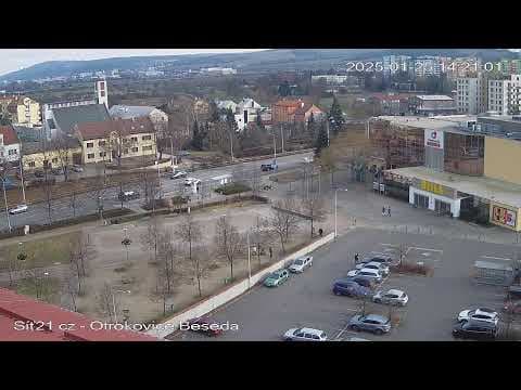 Live Otrokovice Beseda Webcam 3 kvetna square, Czechia
