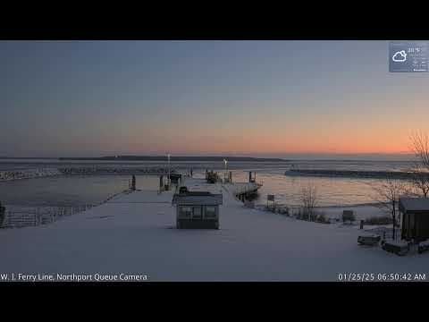 Live Northport Pier Ferry Dock webcam1, WI, USA