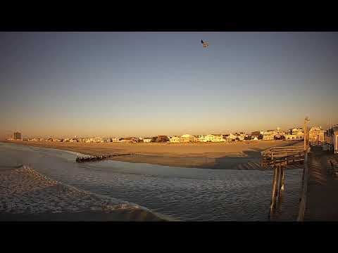 Live Margate Fishing Pier Sunset Webcam, New Jersey, USA