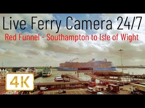 Live HD Webcam Southampton Ferry Terminal, UK