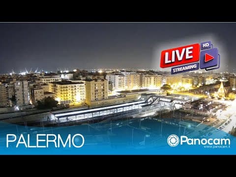 Live Palermo City Webcam Notarbartolo, Sicily, Italy