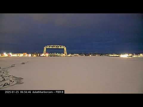 Live Webcam Pier B Resort Hotel Aerial Lift Bridge Duluth Harbor Basin, MN, USA