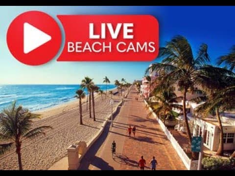 Live Hollywood Beach Broadwalk Webcam, FL, USA