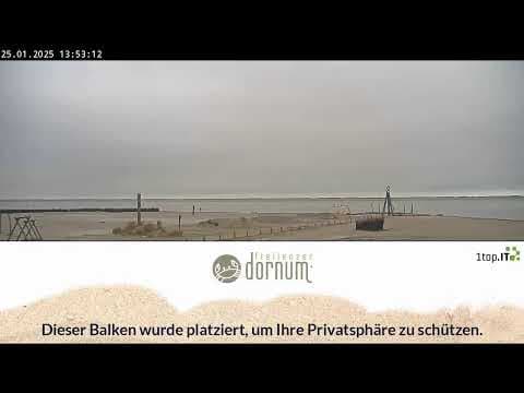 Live Webcam Nordseestrand in Nessmersiel Beach, Germany