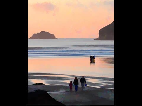 Live HD Webcam Polzeath Beach, Cornwall, England