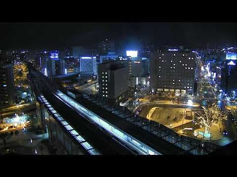 Live Webcam JR Obihiro Train Station, Hokkaido City Japan